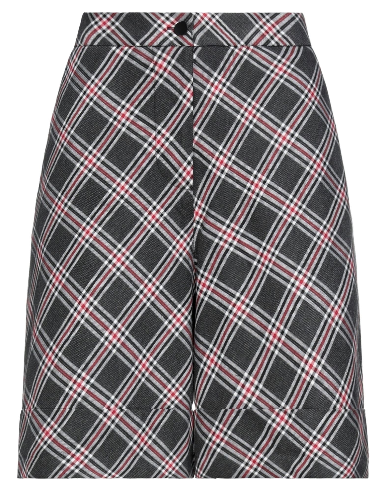 Nora Barth Woman Shorts & Bermuda Shorts Steel Grey Size 10 Polyester, Viscose, Elastane