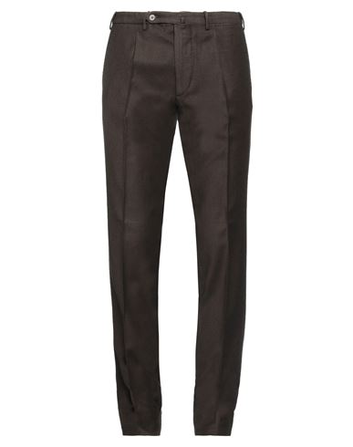Santaniello Man Pants Brown Size 38 Wool
