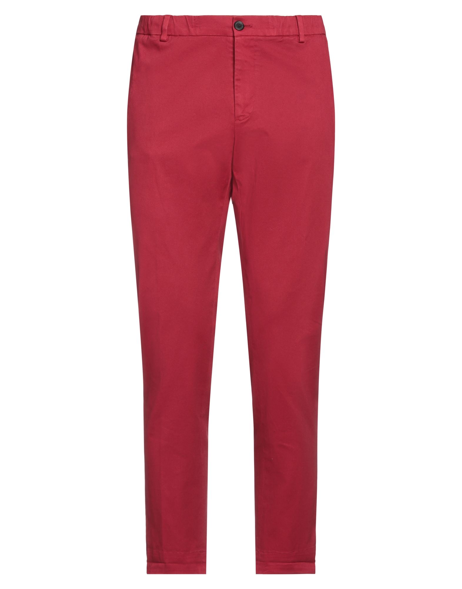 Obvious Basic Pants In Brick Red
