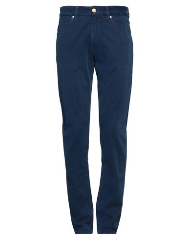 Shop Pt Torino Man Pants Blue Size 32 Cotton, Elastane