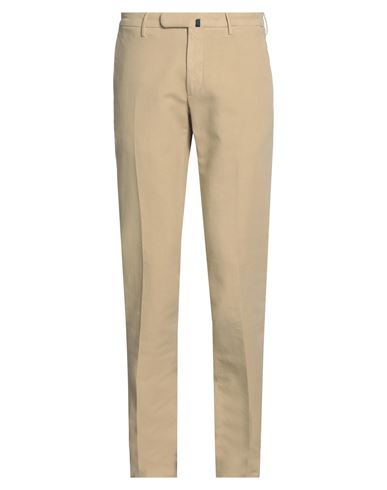 Incotex Man Pants Sand Size 34 Cotton, Elastane In Beige