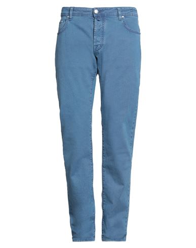 Jacob Cohёn Man Pants Blue Size 40 Cotton, Elastane