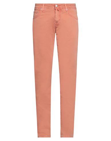 Jacob Cohёn Man Pants Apricot Size 34 Lyocell, Cotton, Elastane In Orange