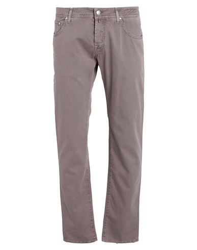 Jacob Cohёn Man Pants Light Brown Size 36 Cotton, Elastane In Beige