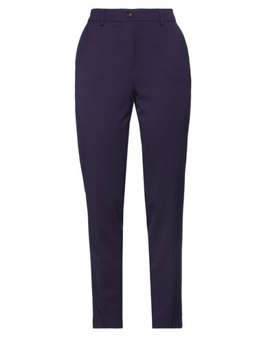 Seventy Sergio Tegon Woman Pants Purple Size 8 Polyester, Wool, Elastane