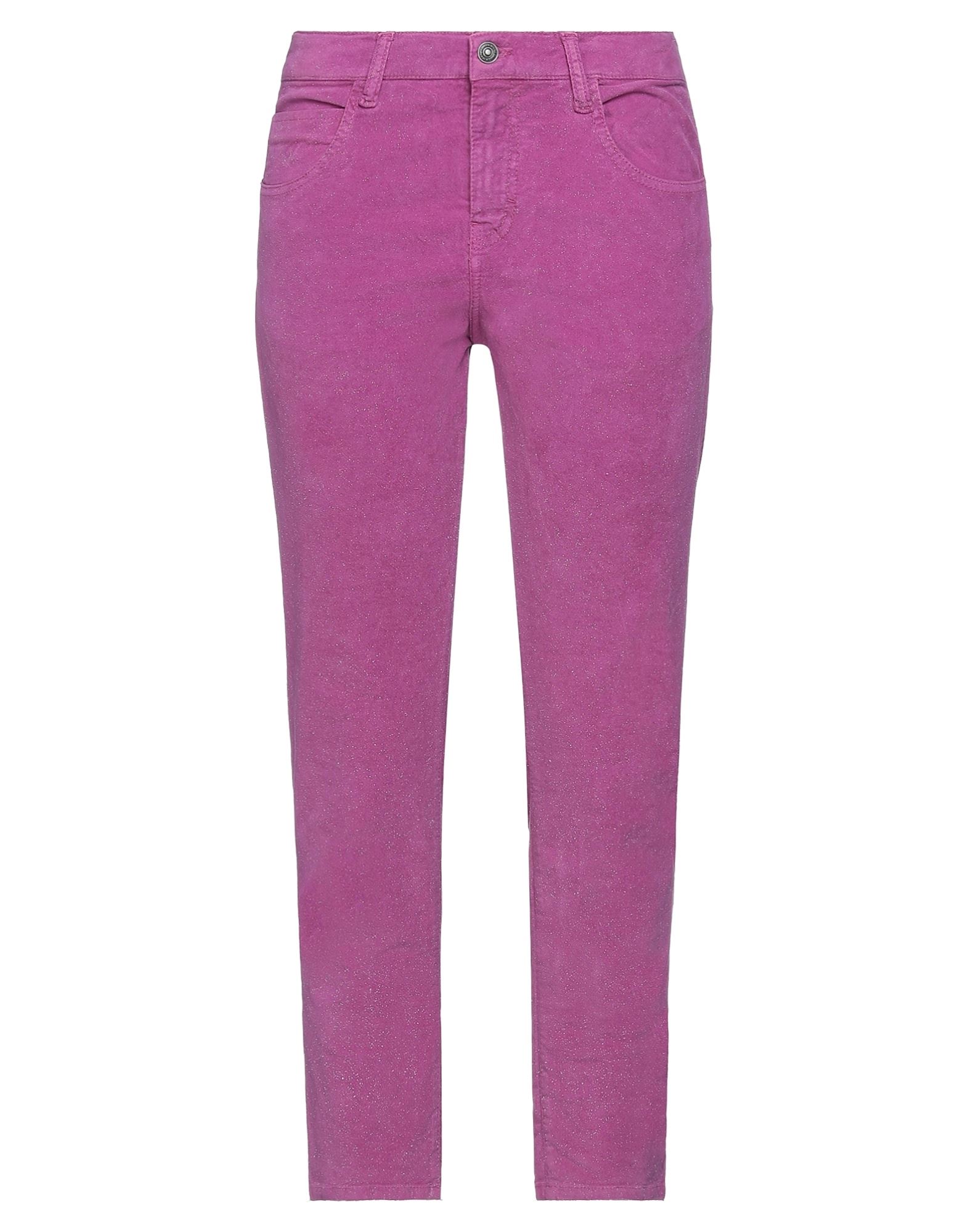 Shop Marc Ellis Woman Pants Mauve Size 28 Cotton, Elastane In Purple