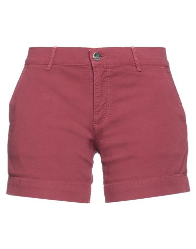 Kaos Jeans Woman Shorts & Bermuda Shorts Burgundy Size 26 Cotton, Elastane In Red