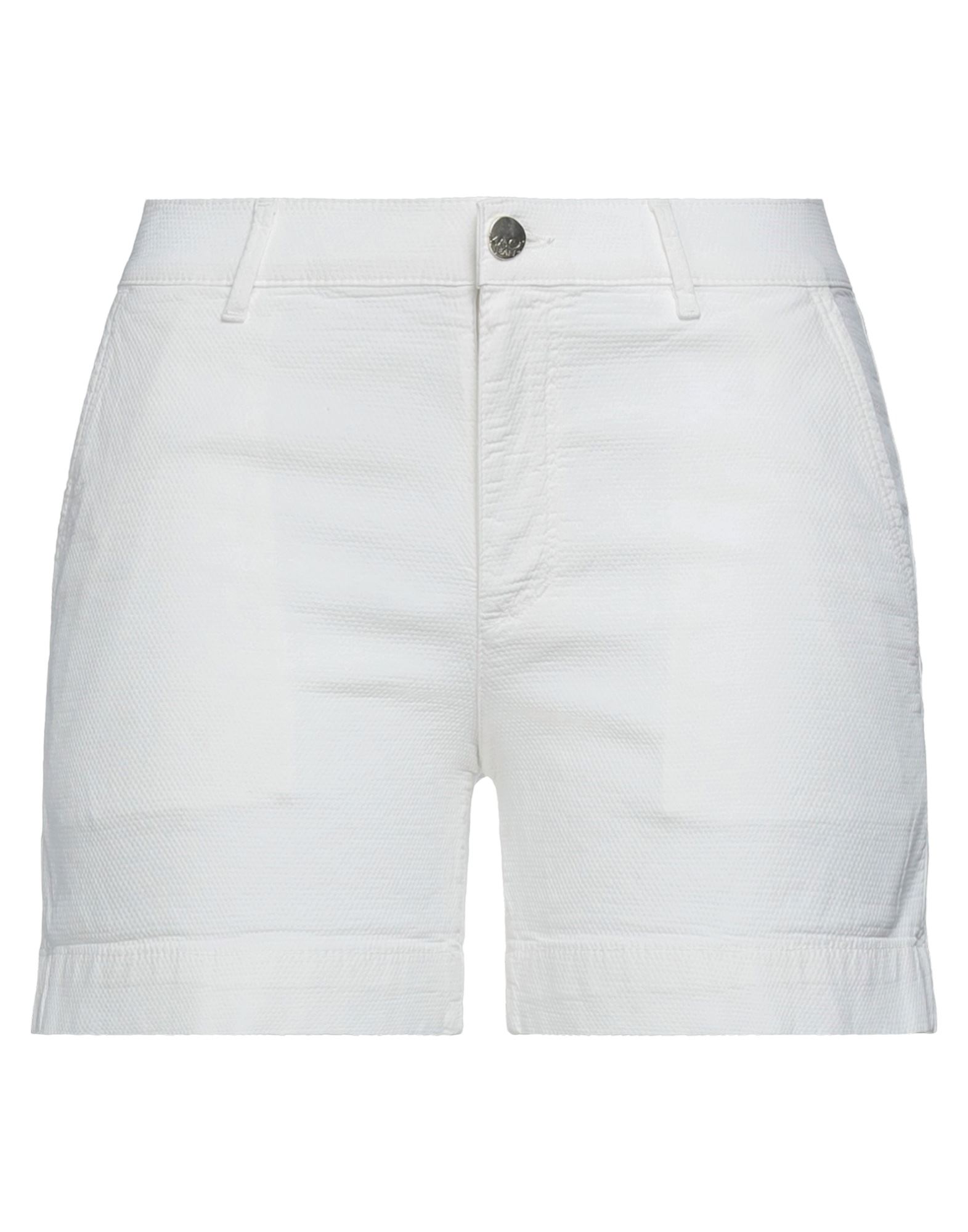 Kaos Jeans Woman Shorts & Bermuda Shorts White Size 30 Cotton, Elastane In White
