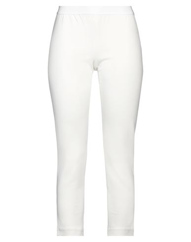 Liviana Conti Woman Pants Ivory Size 8 Viscose, Polyamide, Elastane