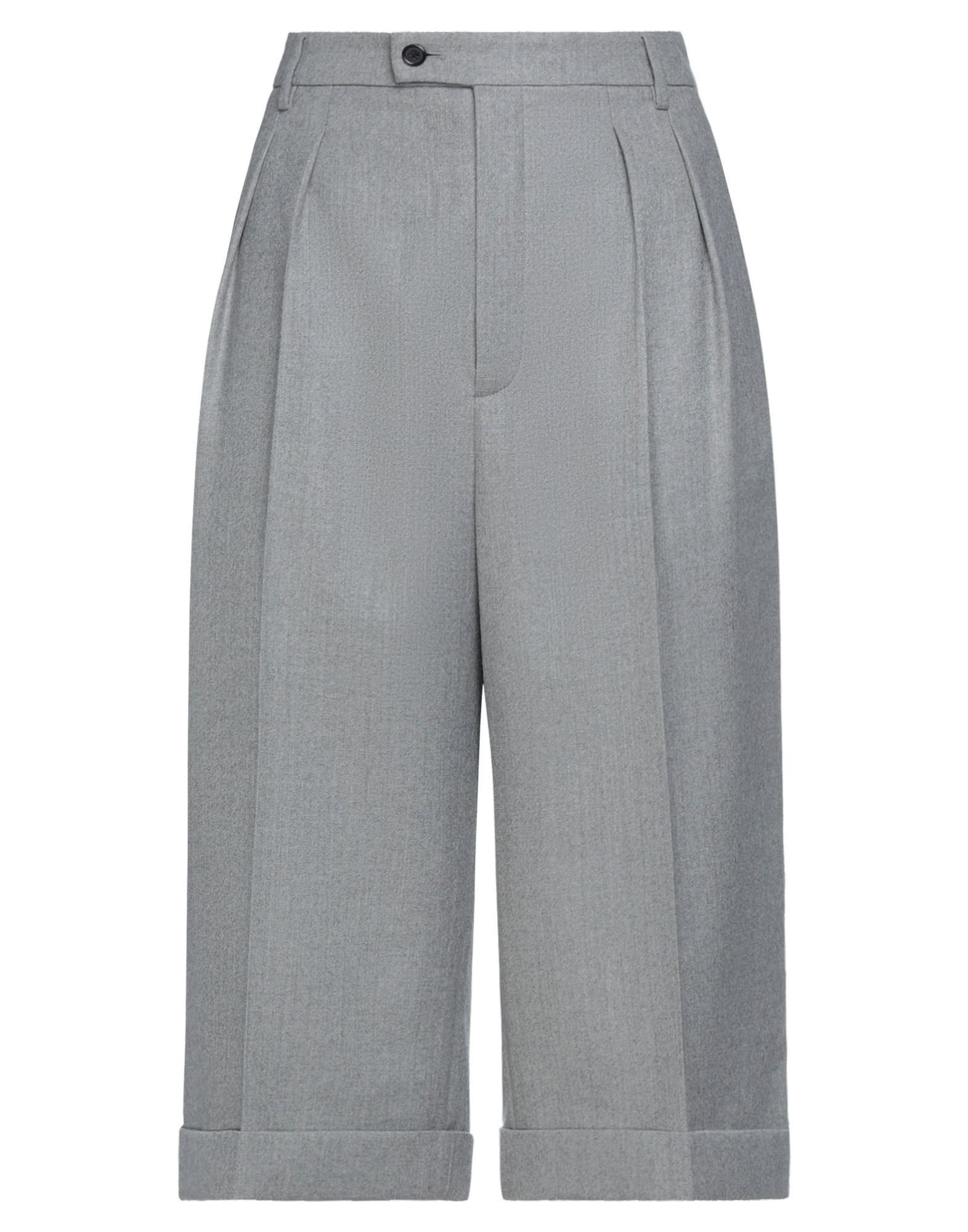 Saint Laurent Cropped Pants In Grey