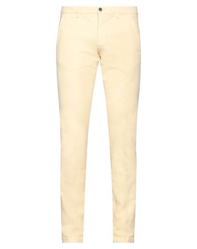Mason's Man Pants Light Yellow Size 34 Cotton, Elastane