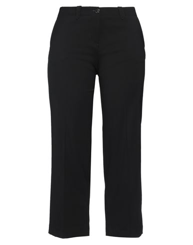 Alysi Woman Pants Black Size 8 Virgin Wool, Lycra In Black