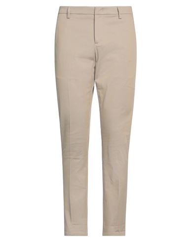 Dondup Man Pants Light Brown Size 38 Cotton, Elastane In Beige