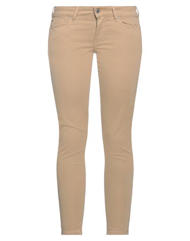 Pepe Jeans Woman Pants Camel Size 28w-28l Cotton, Elastane In Beige