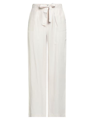 Emme By Marella Woman Pants Beige Size 12 Viscose, Linen