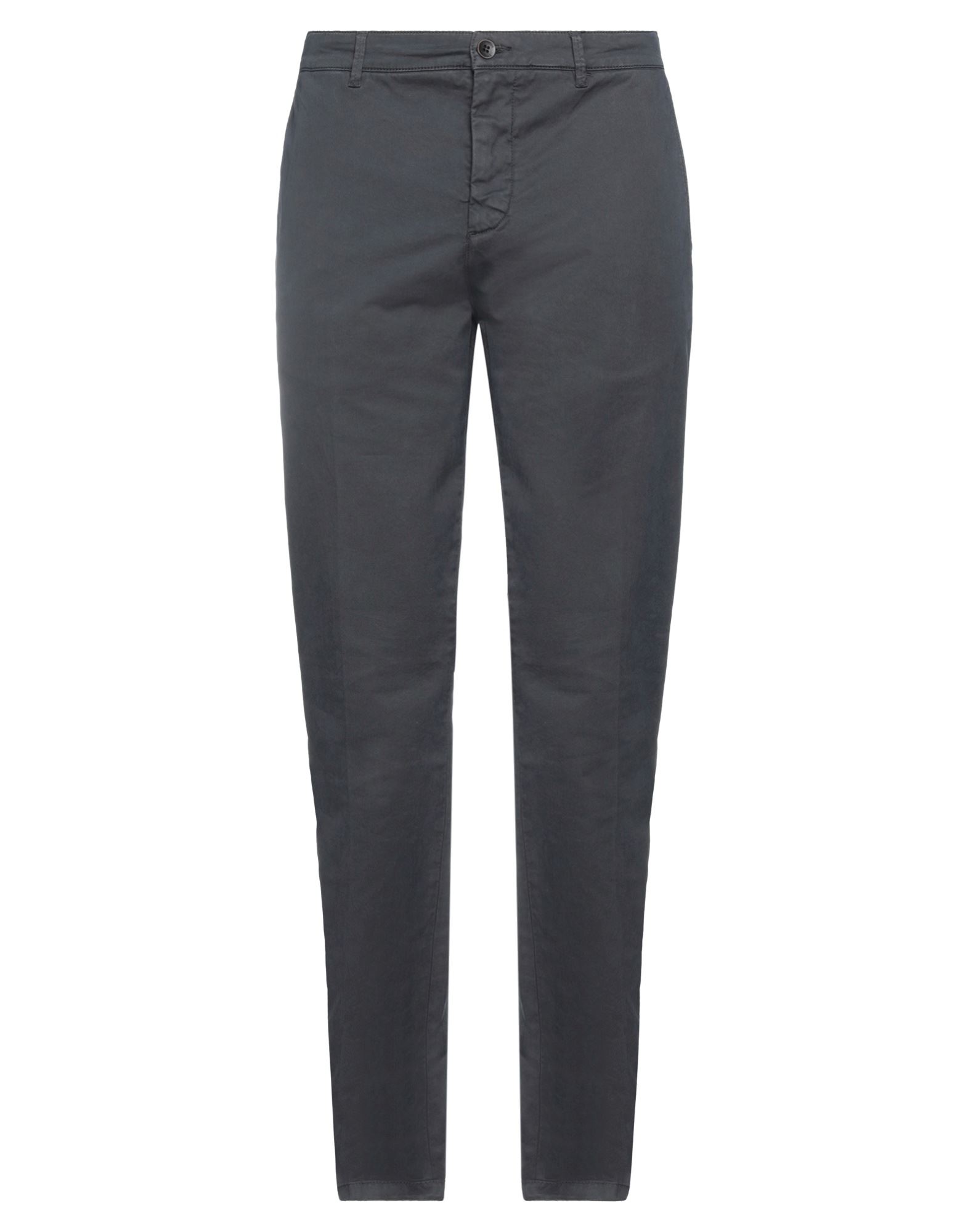 Shop Brooksfield Man Pants Steel Grey Size 42 Cotton, Elastane