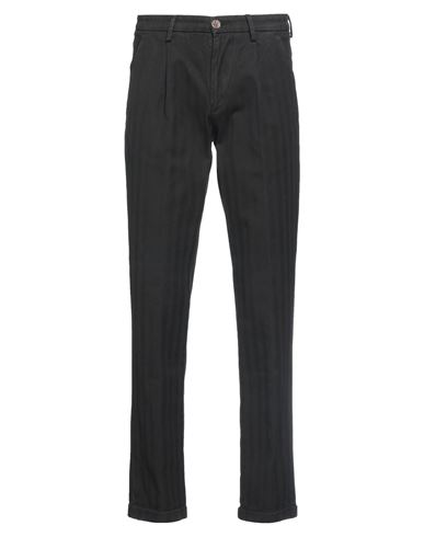 Manuel Ritz Man Pants Black Size 28 Cotton, Elastane
