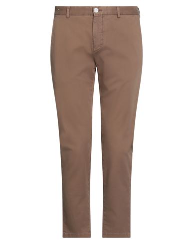 Pt Torino Man Pants Brown Size 30 Cotton, Elastane In Brown