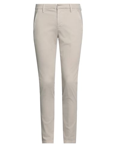 Dondup Man Pants Cream Size 29 Cotton, Elastane In White