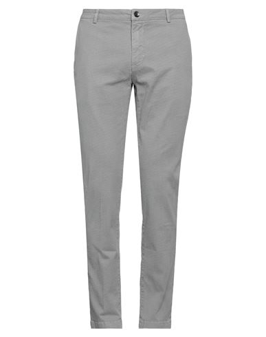 Yan Simmon Man Pants Light Grey Size 38 Cotton, Elastane