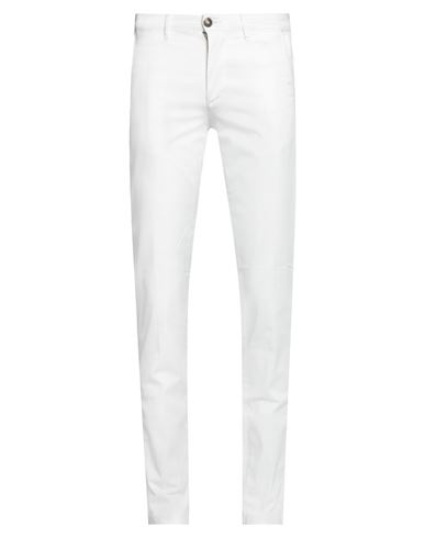 Liu •jo Man Man Pants White Size 26 Cotton, Elastane