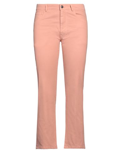 Shop Aspesi Woman Pants Salmon Pink Size 8 Cotton, Elastane
