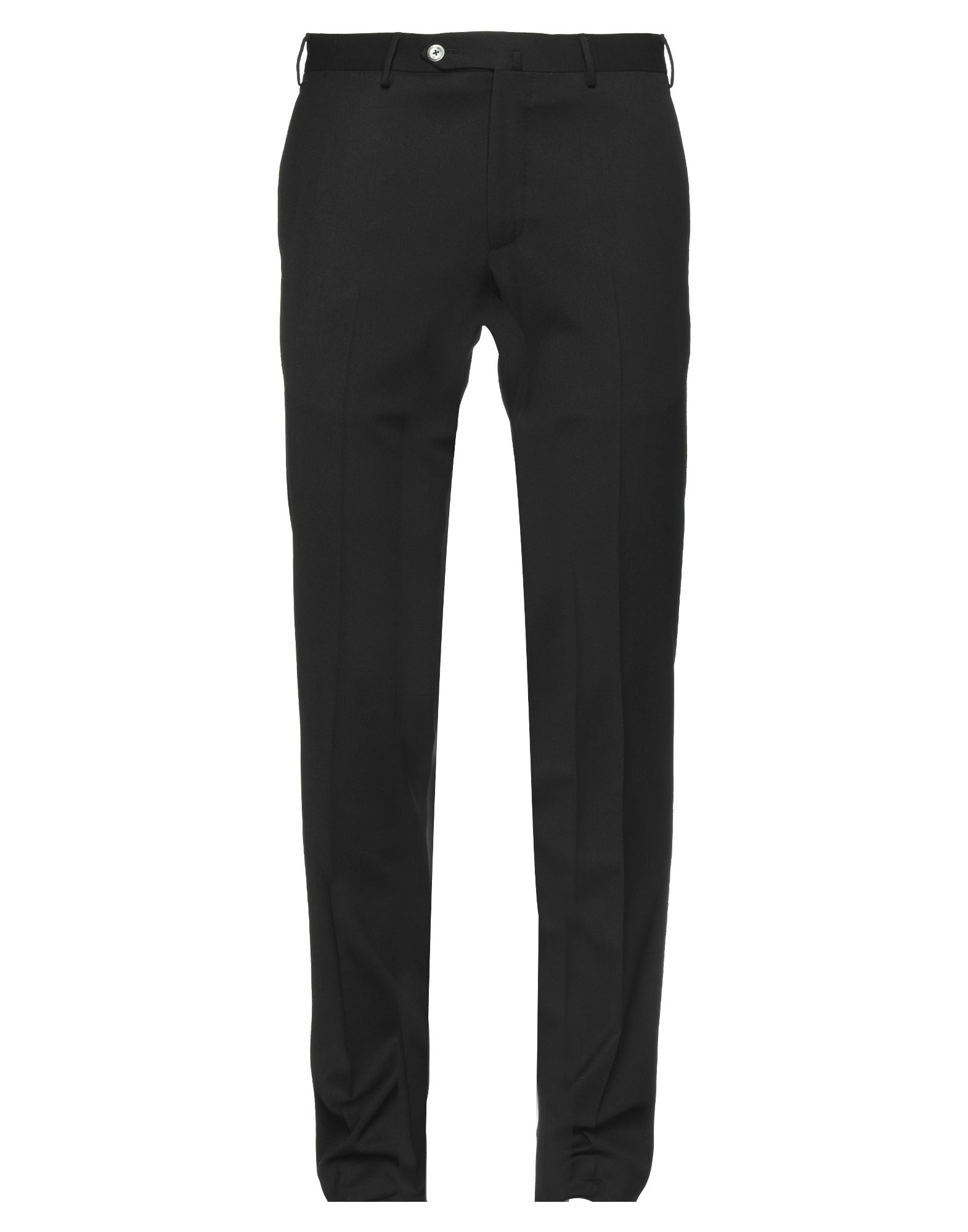 Pt Torino Man Pants Black Size 38 Polyester, Wool, Elastane