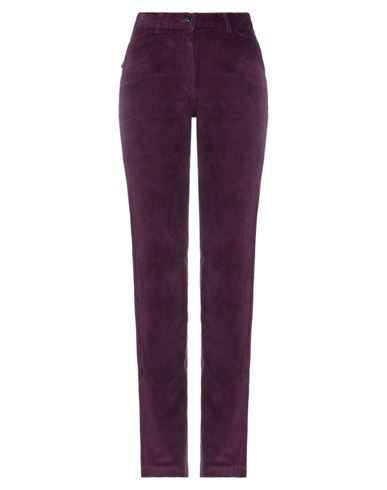 Mc Kenzy Woman Pants Purple Size 10 Cotton, Elastane In Purple