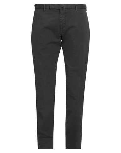 Incotex Man Pants Dark Green Size 40 Cotton, Lyocell, Elastane