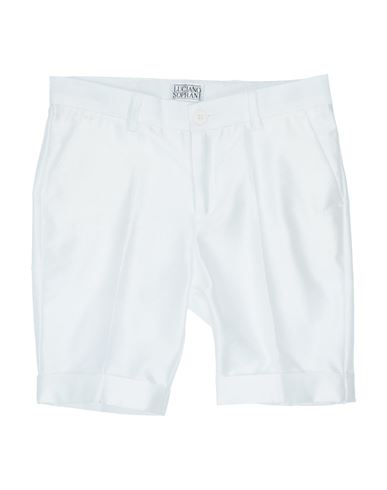 Luciano Soprani Babies'  Toddler Boy Shorts & Bermuda Shorts White Size 7 Cotton, Polyester