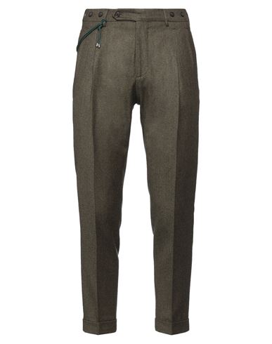 Berwich Man Pants Military Green Size 38 Virgin Wool
