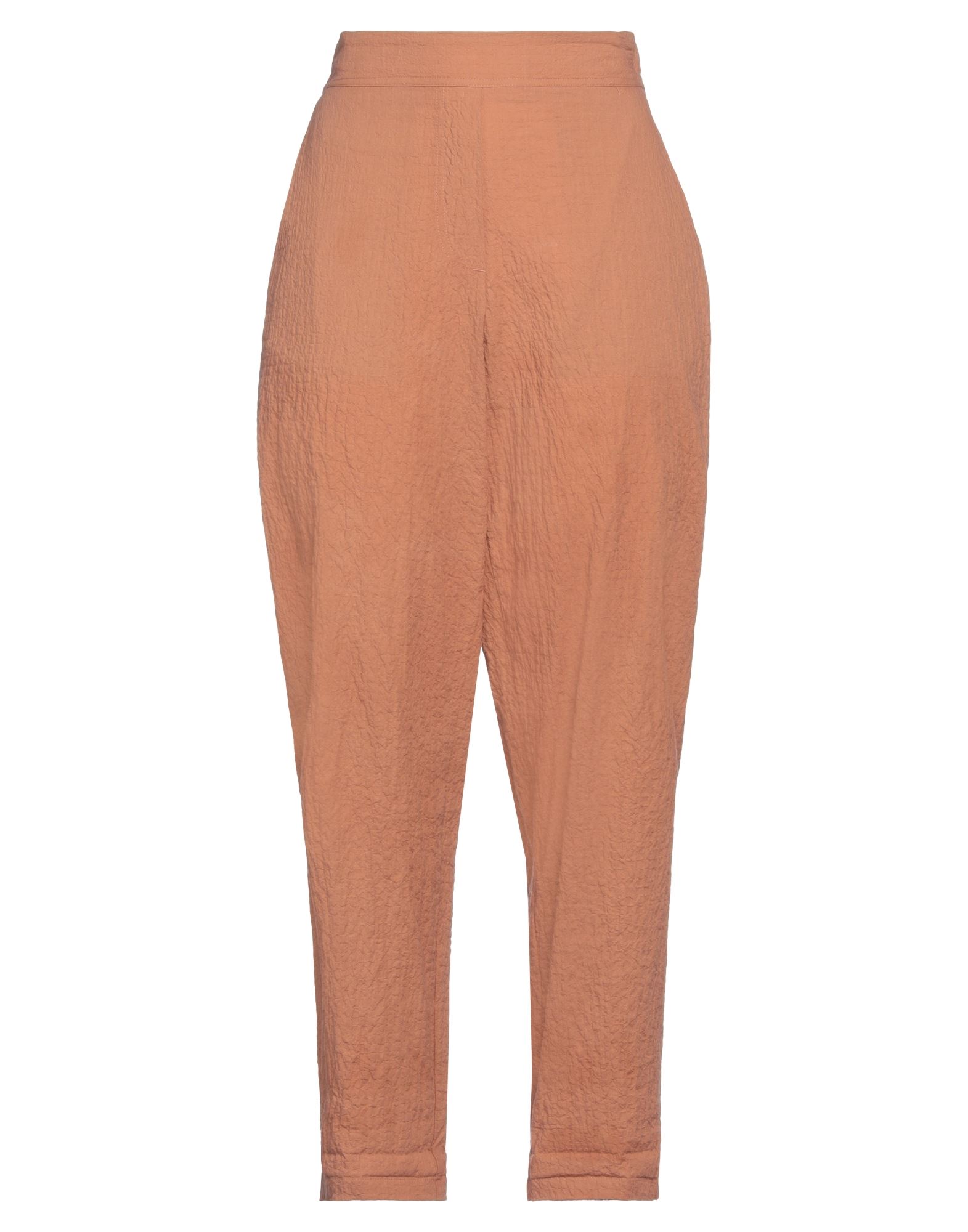 Momoní Woman Pants Camel Size 12 Polyester In Beige