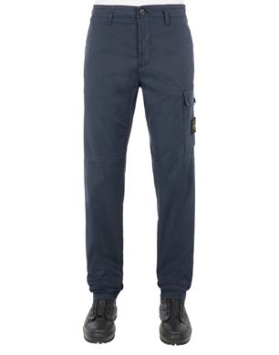 31410 STRETCH COTTON GABARDINE_SLIM FIT TROUSERS Stone Island