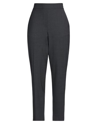 Momoní Woman Pants Steel Grey Size 6 Virgin Wool, Polyester, Elastane