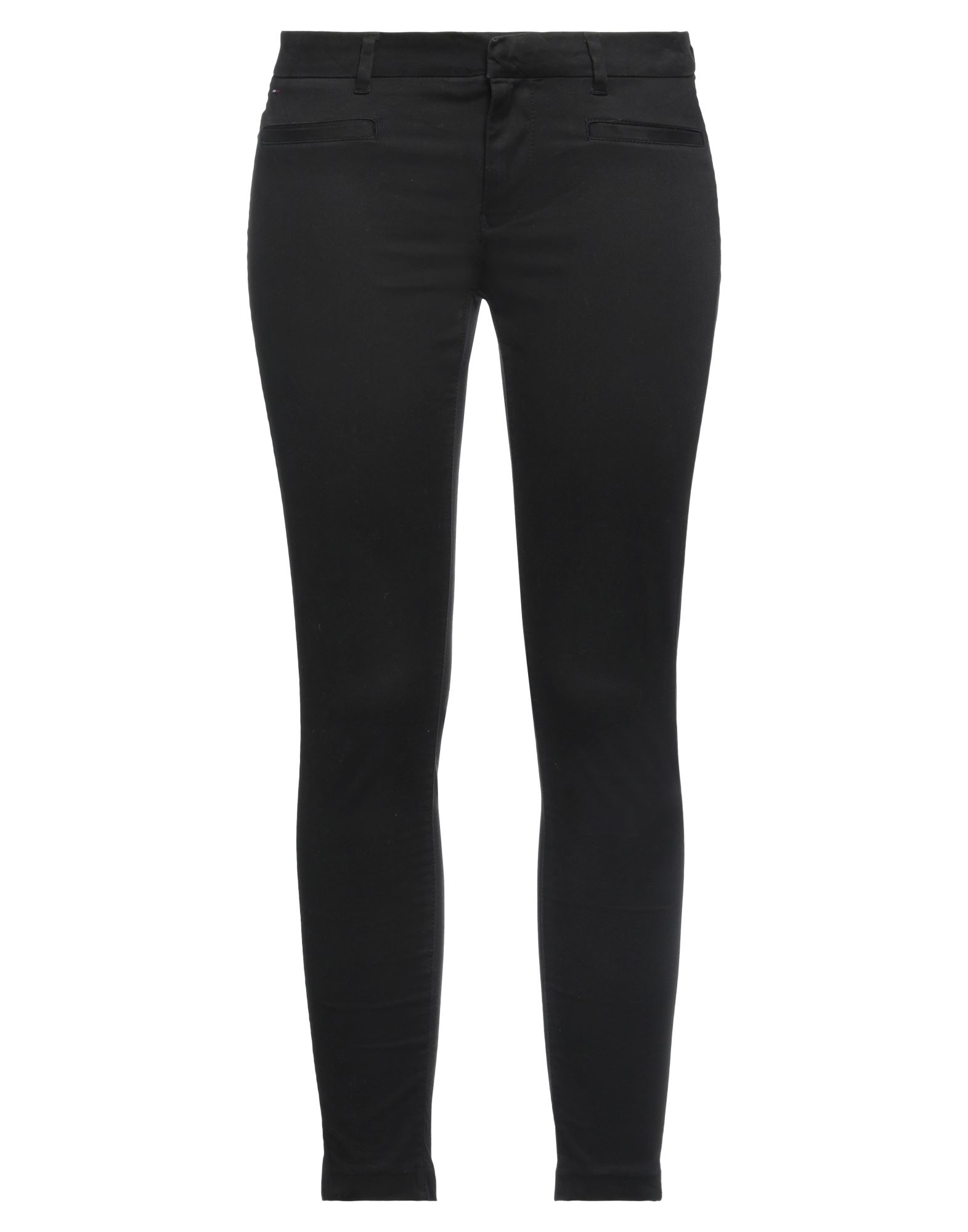 Tommy Jeans Woman Pants Black Size 30w-32l Cotton, Elastane