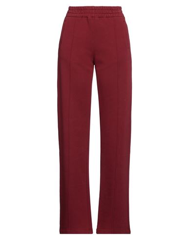 Shop Golden Goose Woman Pants Burgundy Size S Cotton In Red