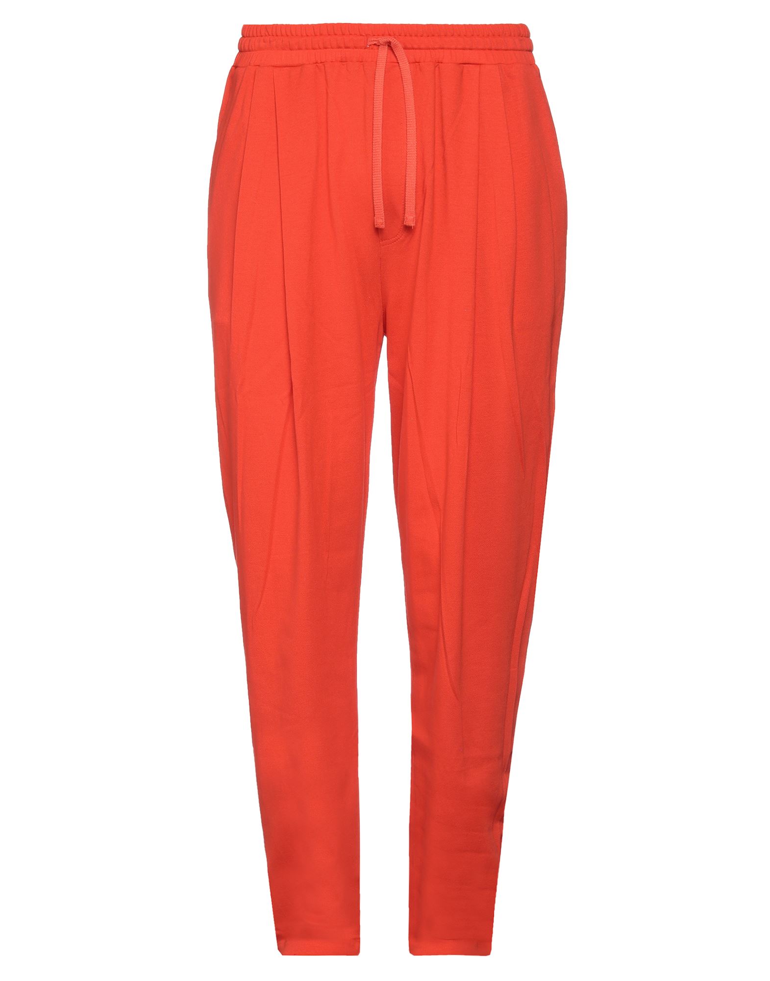 Shop Dolce & Gabbana Man Pants Orange Size 34 Cotton, Viscose