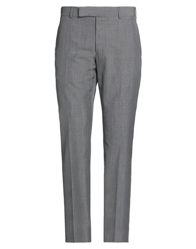 Dunhill Mayfair Wool Silk Puppytooth Trousers In Grey