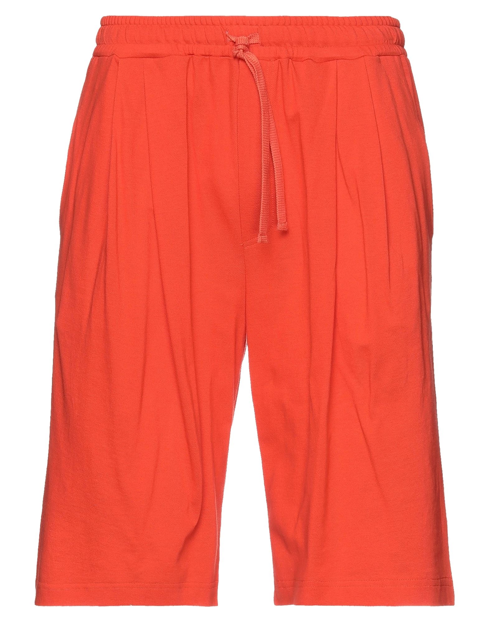 Dolce & Gabbana Man Shorts & Bermuda Shorts Orange Size 38 Cotton, Viscose