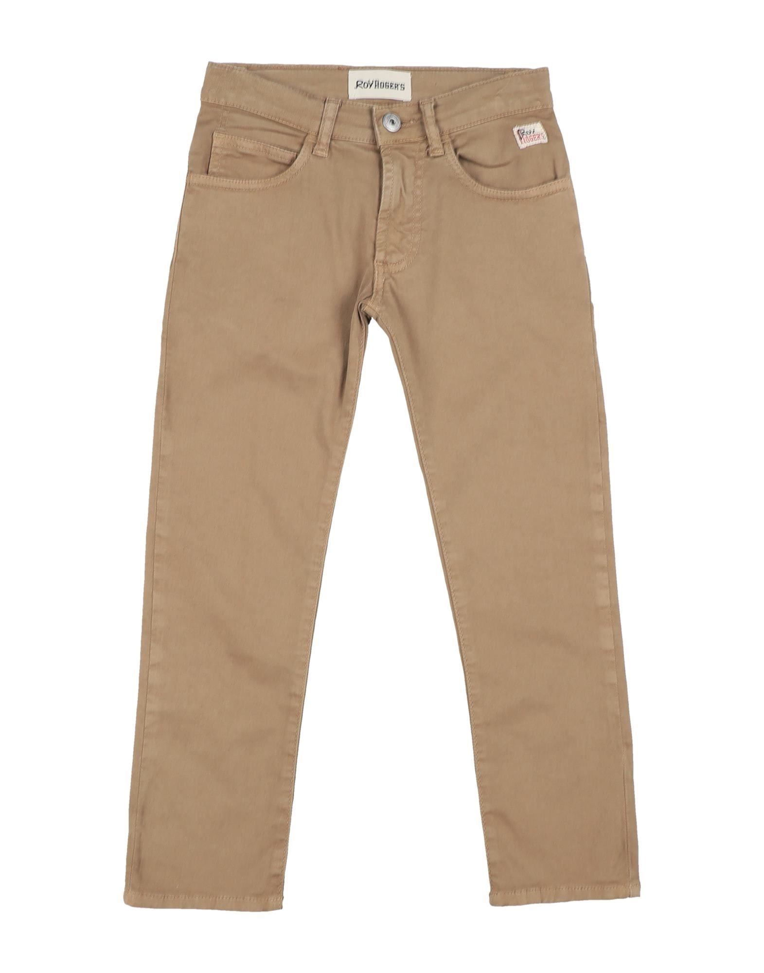 Roy Rogers Kids' Roÿ Roger's Toddler Boy Pants Khaki Size 6 Cotton, Elastane In Beige