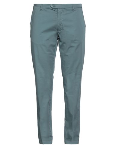 Liu •jo Man Man Pants Slate Blue Size 42 Cotton, Elastane