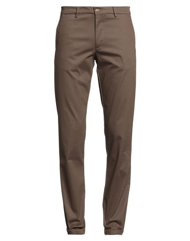 Shop Trussardi Jeans Man Pants Brown Size 32 Cotton, Elastane
