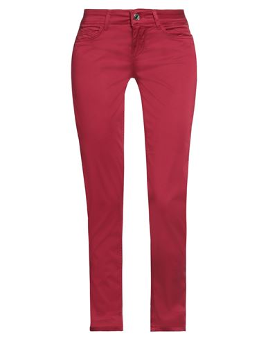 Liu •jo Woman Pants Brick Red Size 25w-28l Cotton, Elastane