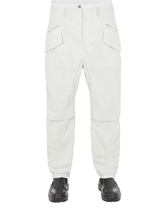 STONE ISLAND SHADOW PROJECT 30303 HIGH DENSITY R-NYLON JERSEY, GARMENT DYED _CHAPTER 2 TROUSERS Man Pearl Gray