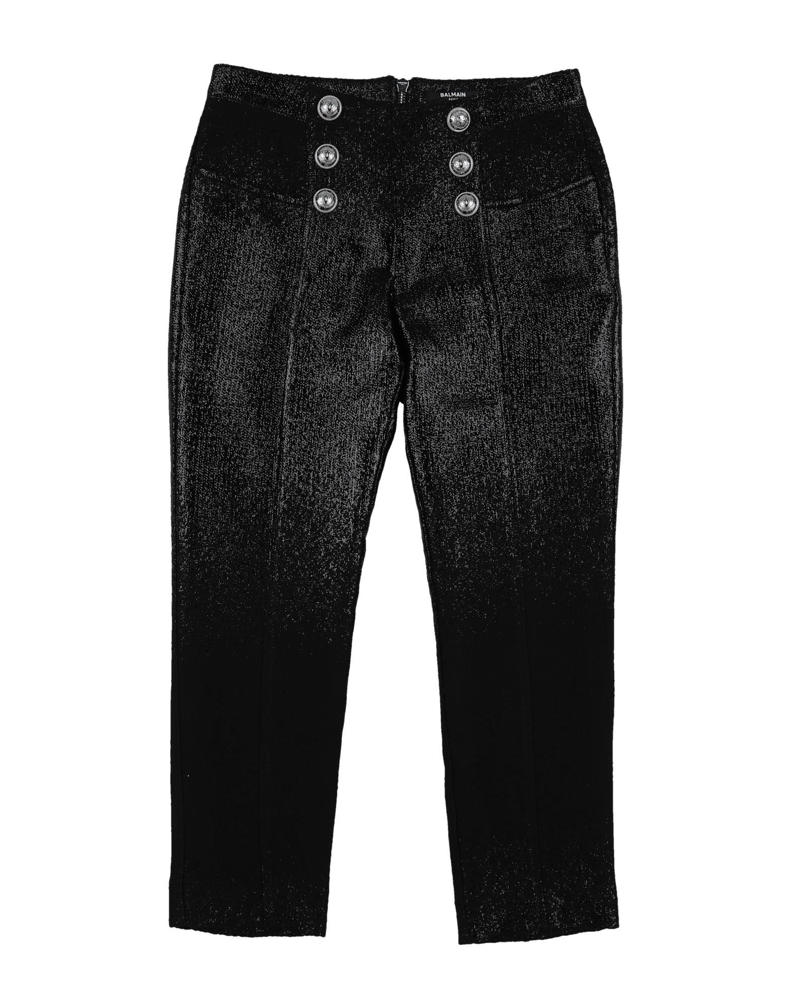 《セール開催中》BALMAIN ガールズ 9-16 歳 パンツ ブラック 12 ウール 71% / シルク 22% / ナイロン 7%