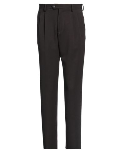 Shop Luca Bertelli Man Pants Black Size 38 Polyester, Elastane