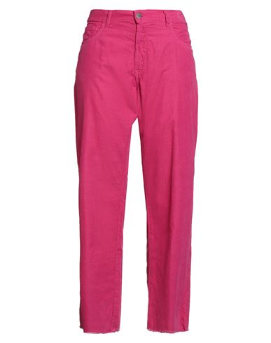 Massimo Alba Woman Pants Fuchsia Size 31 Cotton In Pink