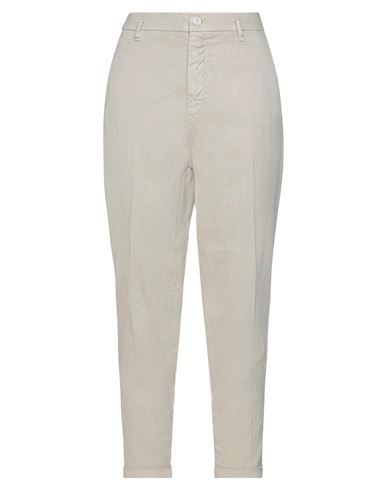 Woman Pants Pastel pink Size 6 Linen, Cotton, Elastane