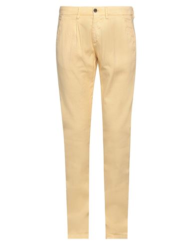 Mason's Man Pants Ocher Size 30 Linen, Cotton, Elastane In Yellow