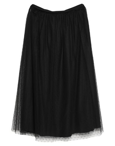 Red Valentino Woman Maxi Skirt Black Size 10 Polyamide